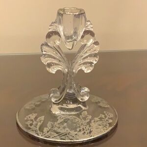 Martinsville candlestick, silver